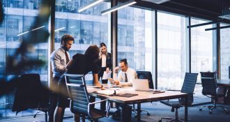 Cooperation,Process,Of,Professional,Male,And,Female,Colleagues,business,Woman,In Cooperation,Process,Of,Professional,Male,And,Female,Colleagues,business,Woman,In
